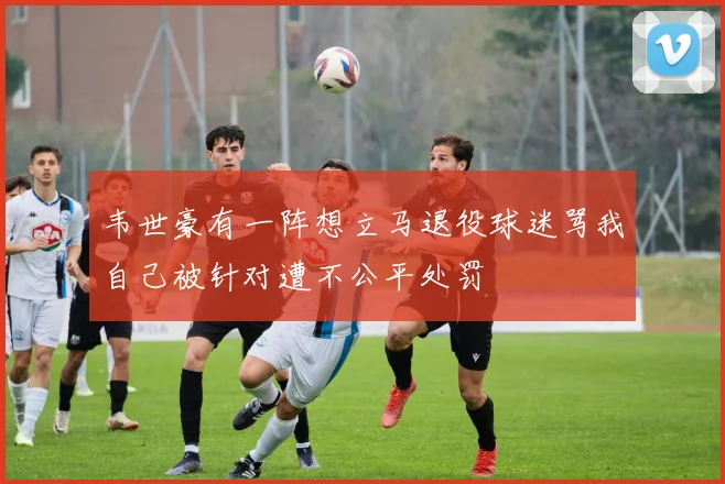 韦世豪有一阵想立马退役球迷骂我自己被针对遭不公平处罚